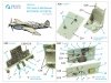 Quinta Studio QD32146 P-40B Warhawk 3D-Printed & coloured Interior on decal paper (Trumpeter) 1/32